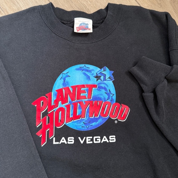 Vintage Other - Vintage 90s Planet Hollywood Las Vegas Crewneck Sweatshirt